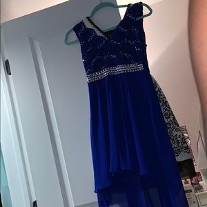 Royal Blue High Low Dress from Macy’s